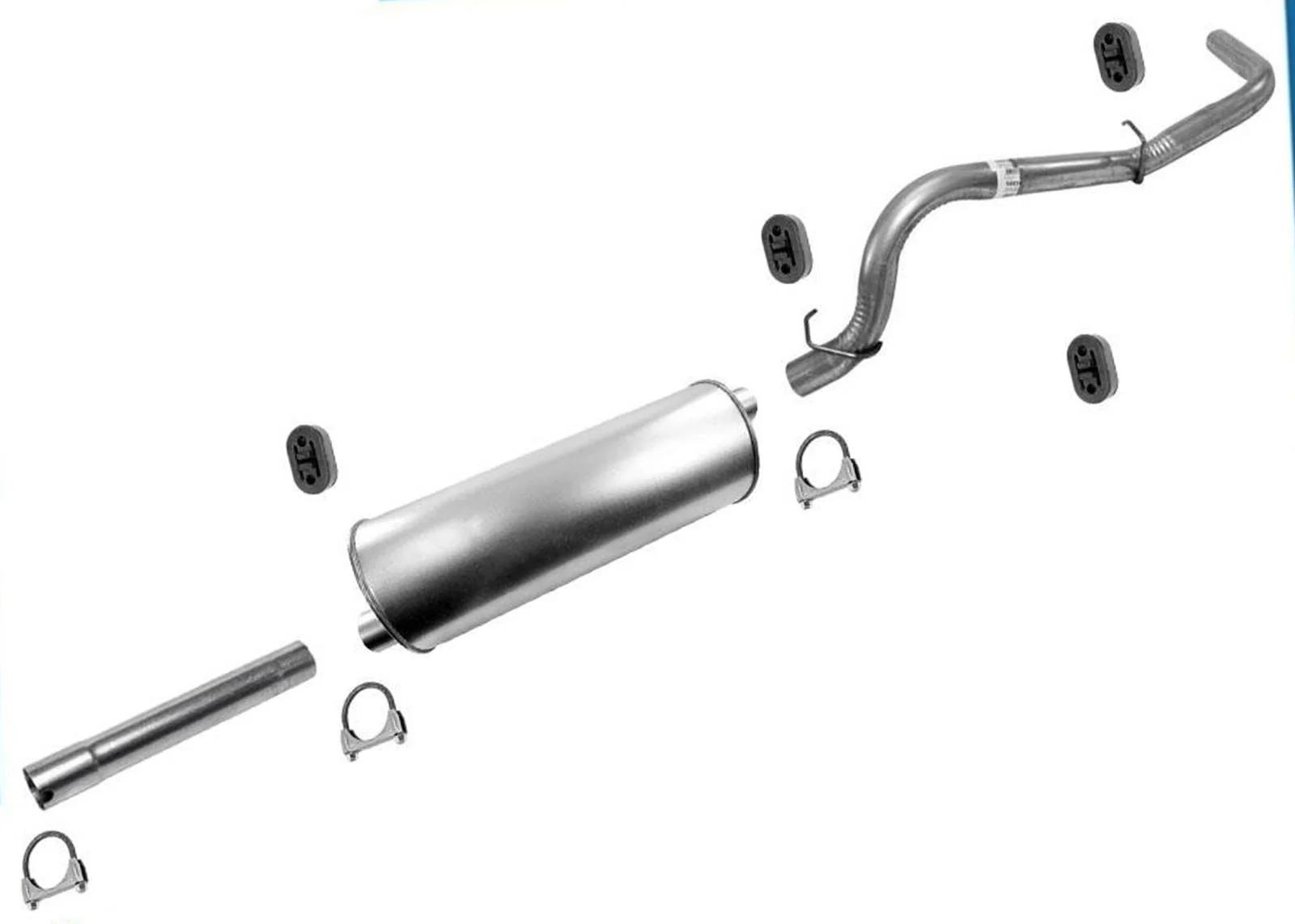 For 00-03 Dodge Dakota 3.9 112 Inch Wheel Base Rear Wheel Drive Exhaust System
