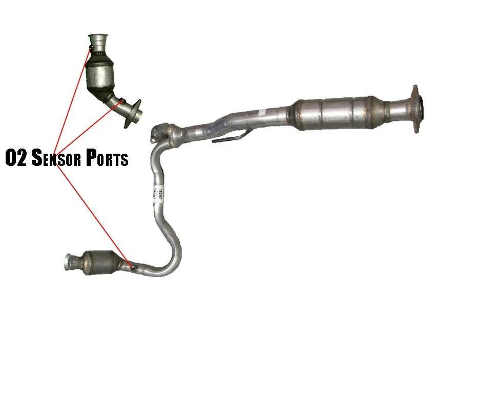 For 2002-2003 3.7L Liberty L & R Converter & Rr Main Y Pipe Catalytic Converter