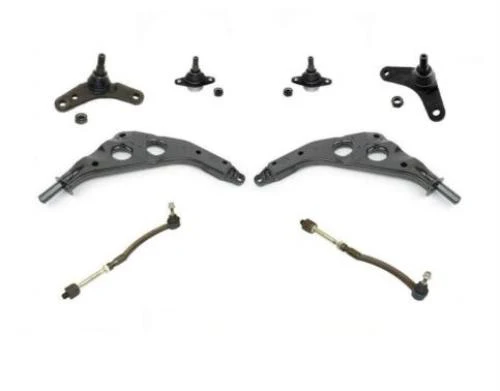02-06 Mini Cooper Kit Lower Control Arm Ball Joints Tie Rods Inner & Outer 8Pc