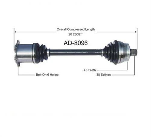 For 2002-2009 Audi A4 Front Wheel Drive Only Automatic CV Drive Axle Shaft
