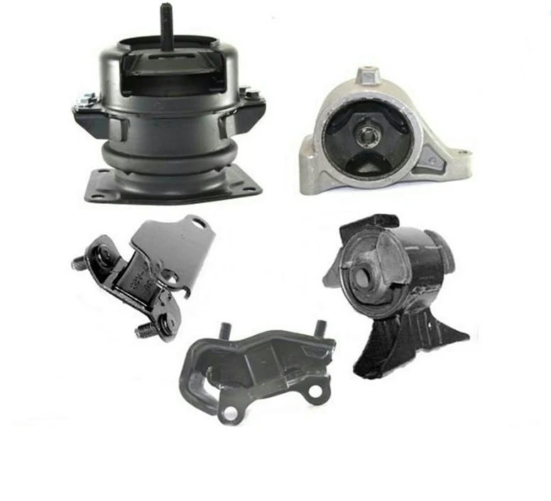 03-04 Fits Honda Pilot & 01-02 Acura MDX Engine and Transmission Mounts 5pc Kit