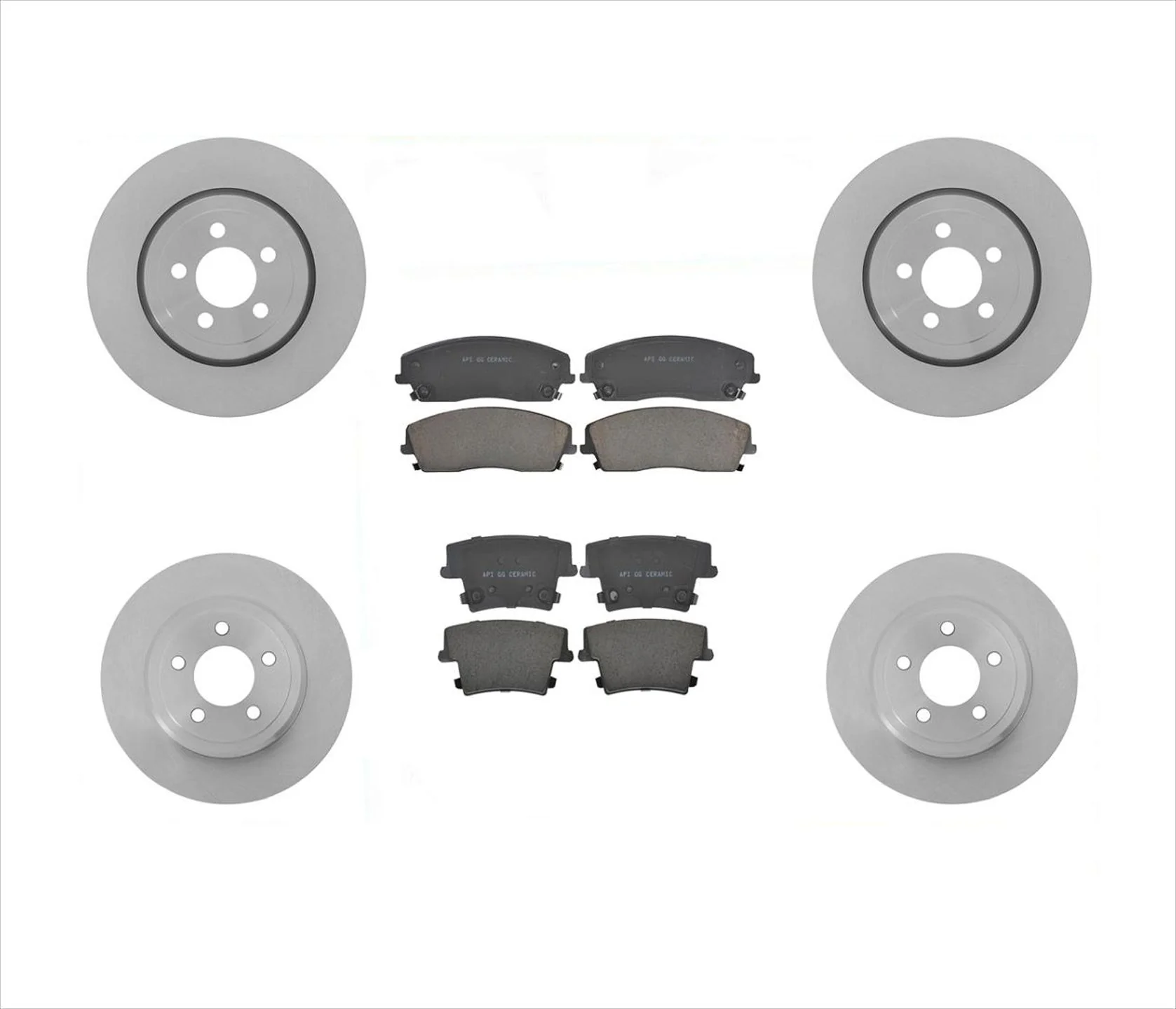Fits 05-17 Chrys 300 AWD All Wheel Drive 3.5L 5.7L 3.6L 345MM Frt Brake Pads 6P