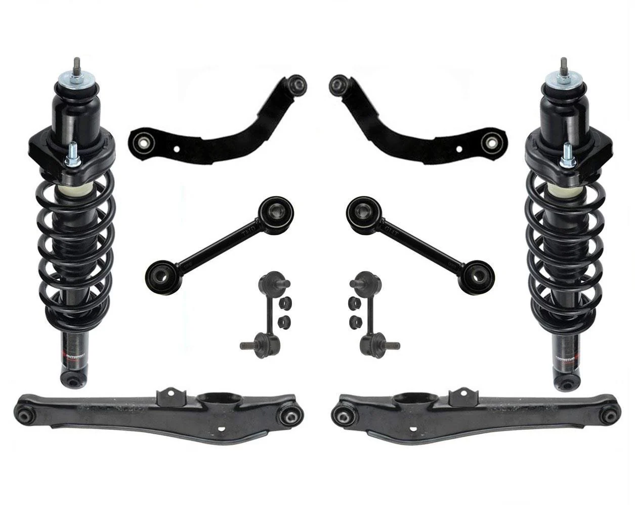 10 Pcs Rear Arms Complete Struts For 07-10 Compass Patriot All Wheel Drive