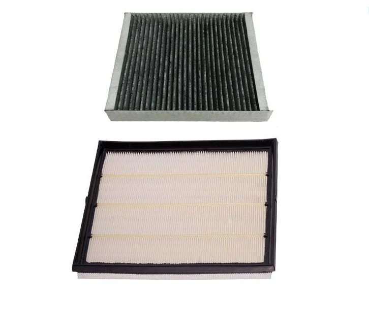 2pc Kit Engine Air Filter & Cabin Air Filter for Cadillac SRX 2010-2016