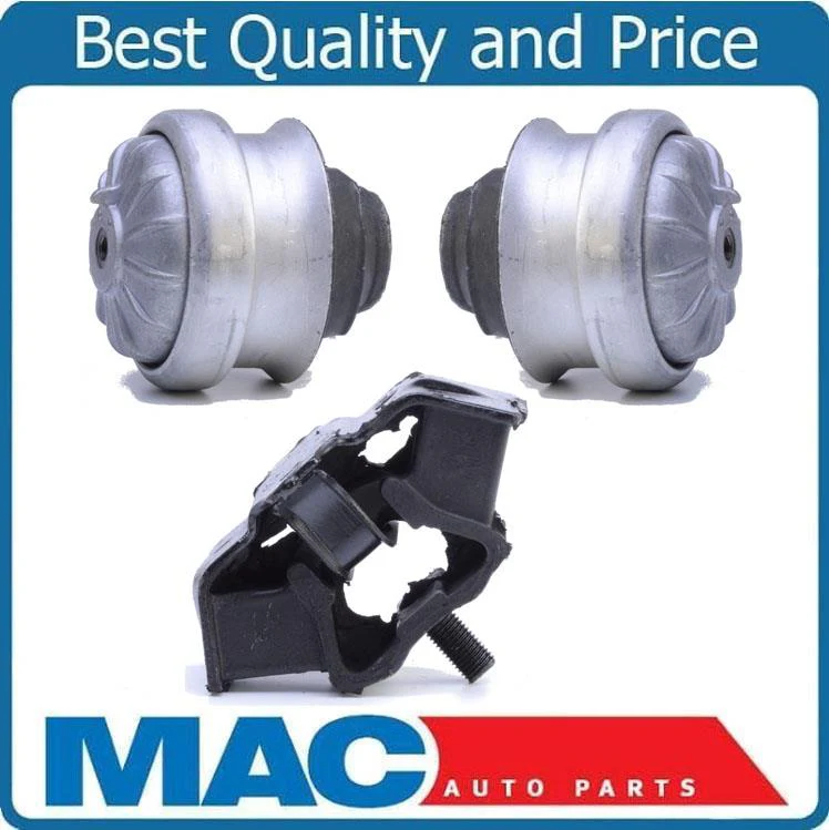 3pc Engine Motor Mount Kit for REAR WHEEL DRIVE for Mercedes-Benz 300E 1986-1993 - Image 2
