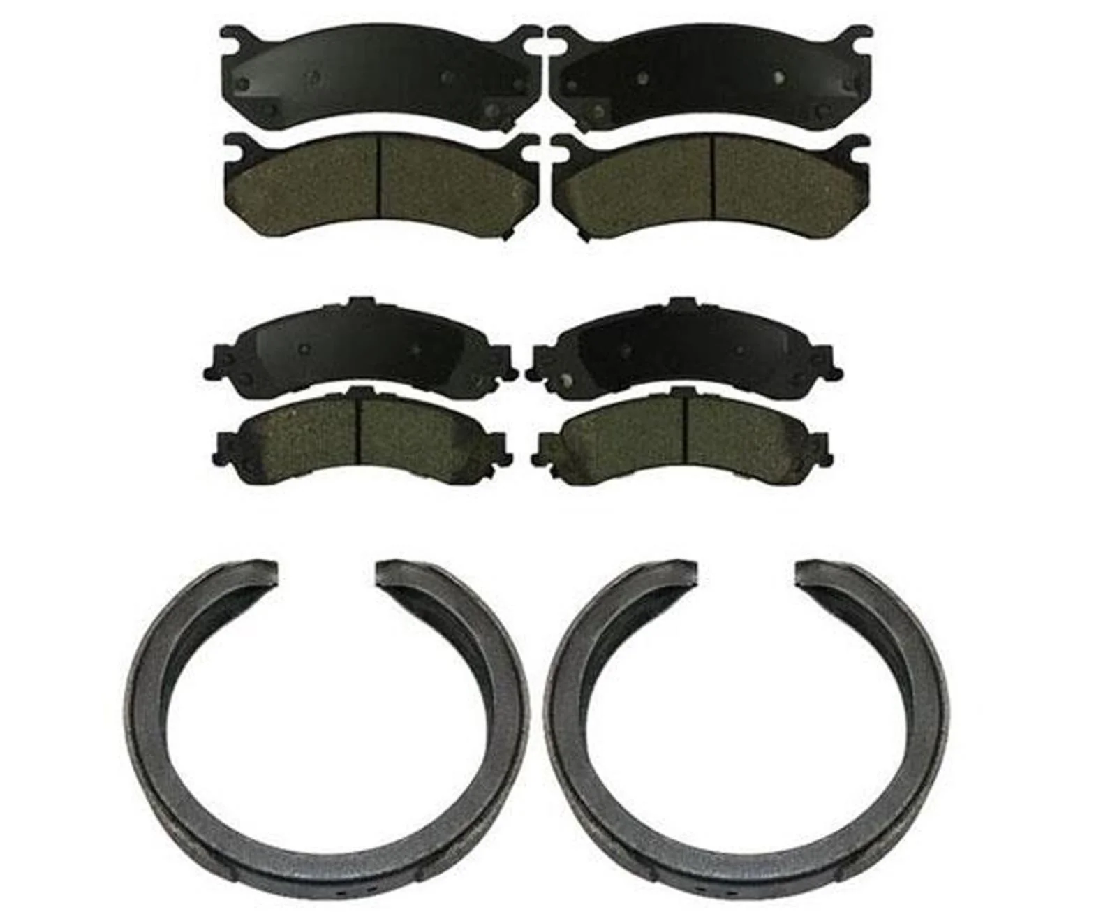 Brake Pads Parking Brake Shoes For Chevrolet Tahoe w 4 Wheel Brake Disc