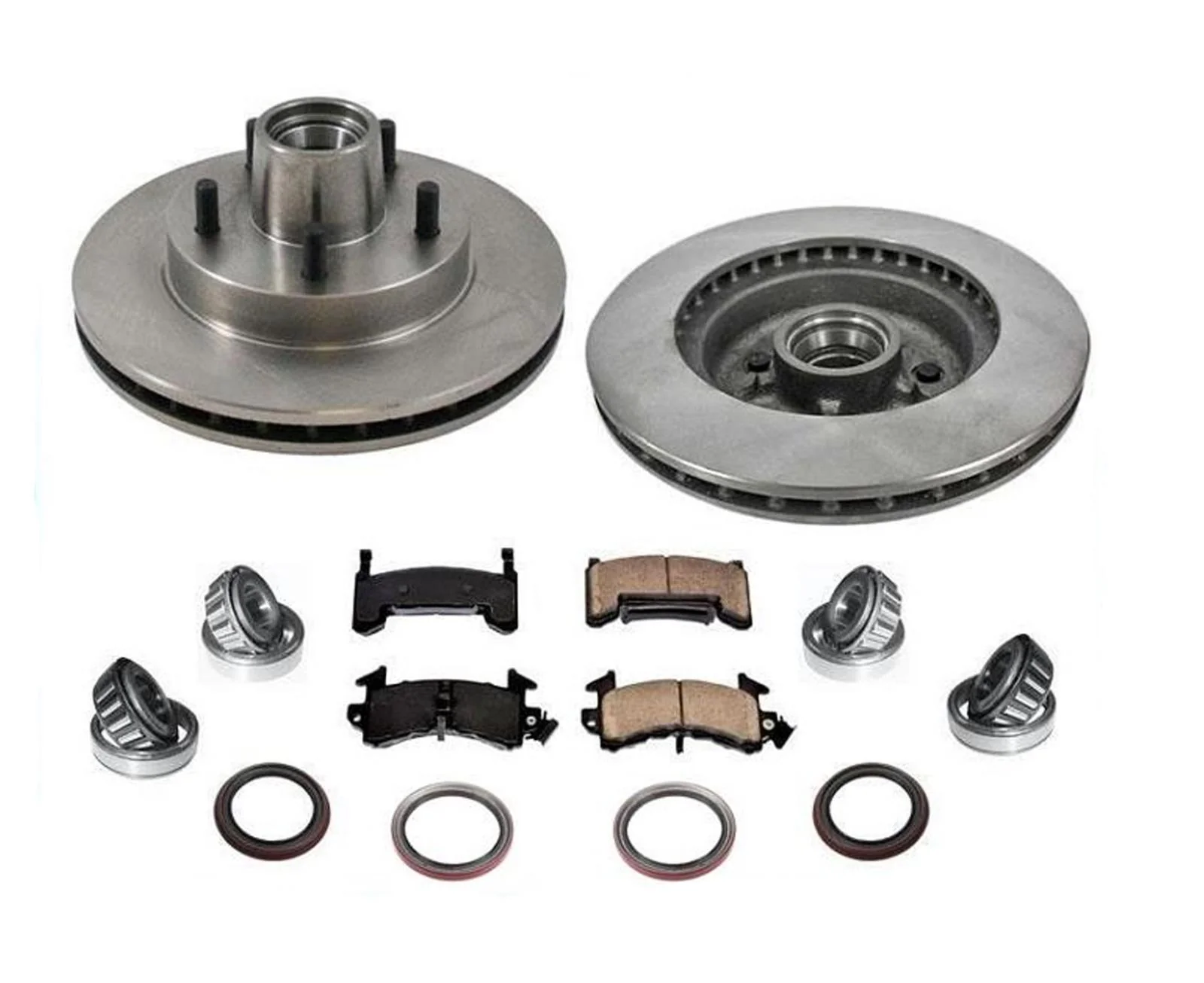 Brake Rotors Pads Wheel Bearings Seals for 82-88 Cutlass Supreme RWD