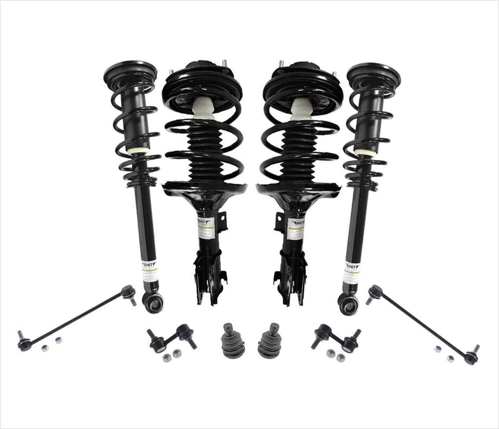 Complete Coil Spring Struts for Mitsubishi Eclipse Spyder Convertible 00-05 10Pc