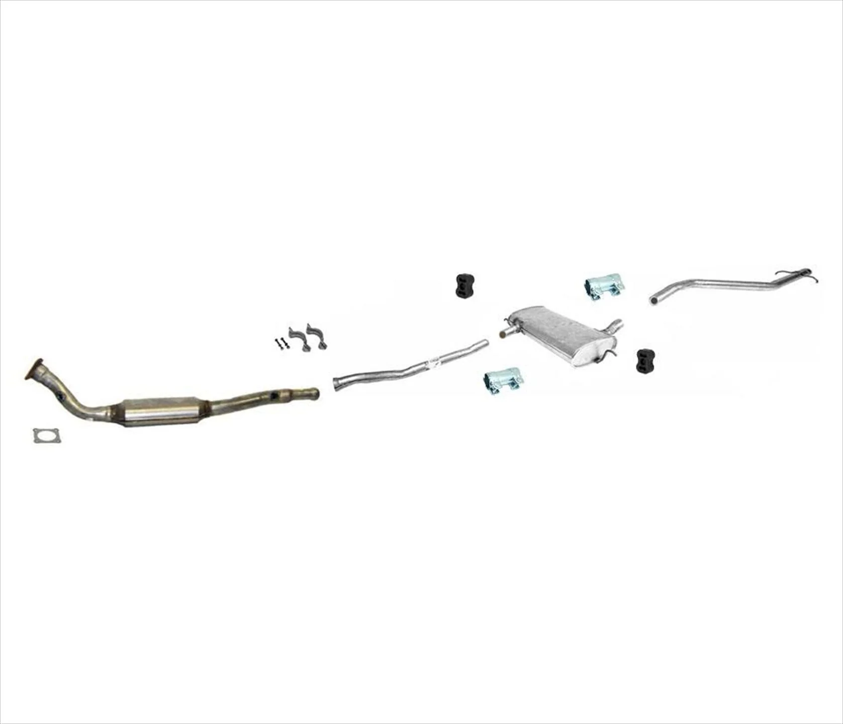 Converter Muffler Exhaust Pipe System Made in USA for Volvo 850 93-97