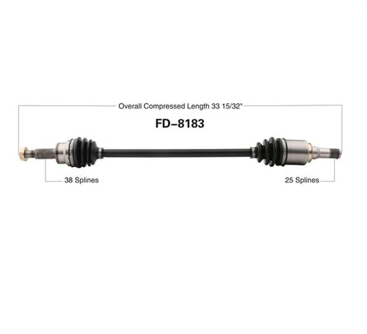 CV DRIVE AXLE SHAFT REAR DRIVER SIDE FOR 09-15 MKS 10-13 MKT AWD REAR
