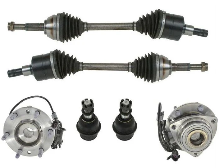 Front Axles Wheel Hubs Ball Joints for Chevrolet Trailblazer 2002-2007