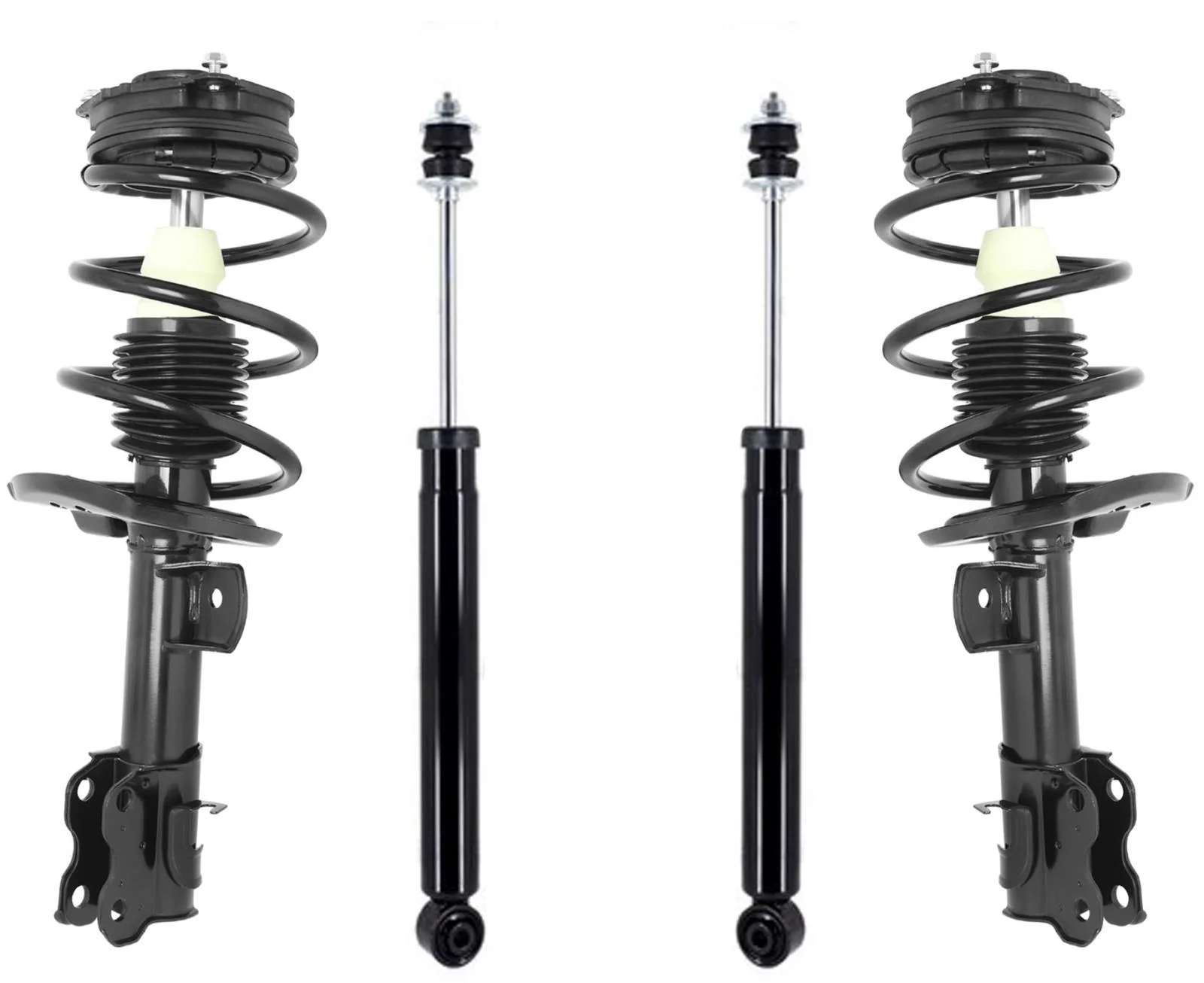 Front Complete Spring Struts & Rear Shocks For Nissan Sentra 1.8L 2013