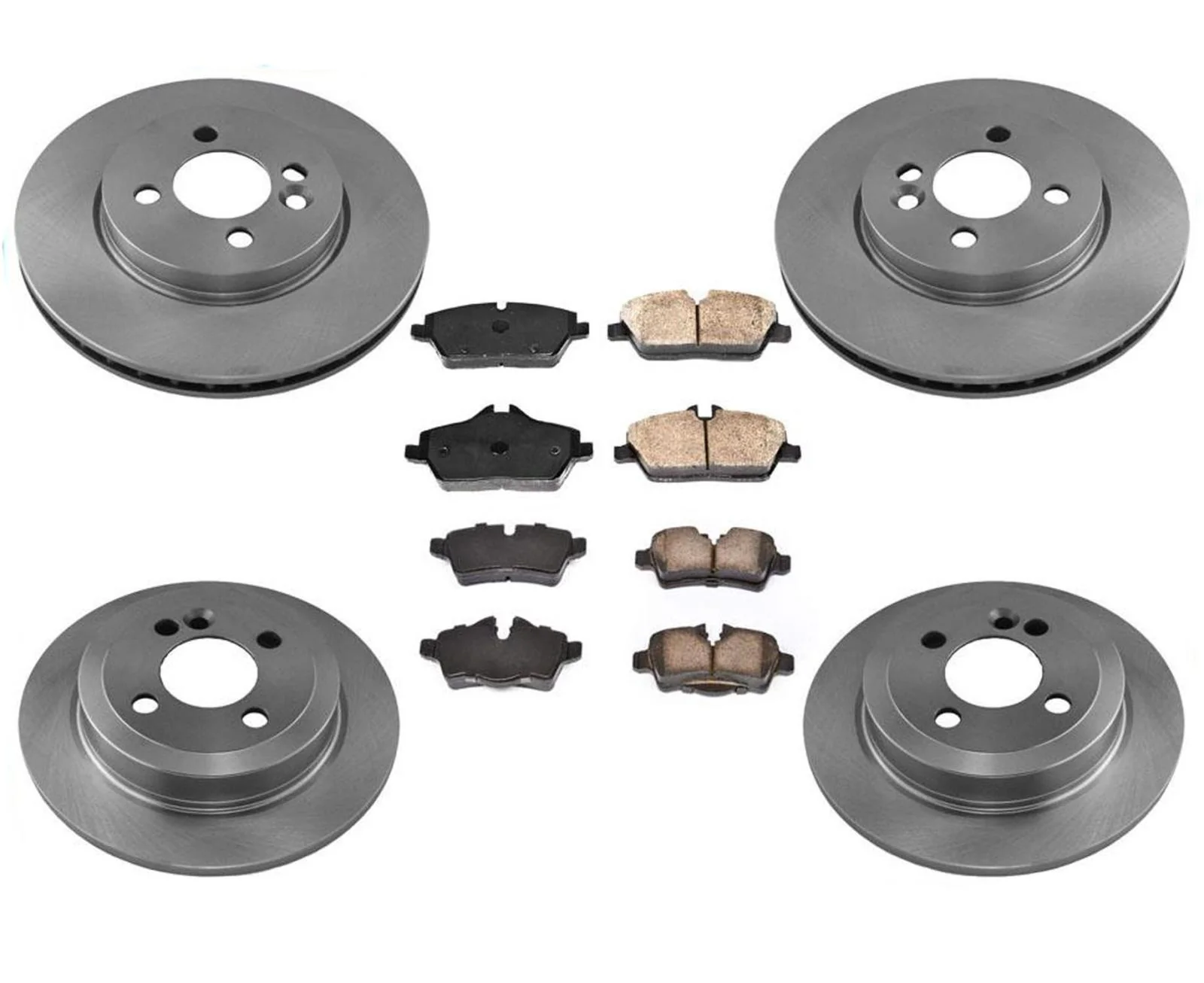 Front & Rear Rotors Brake Pads for Mini Cooper Clubman 1.6L 07-10