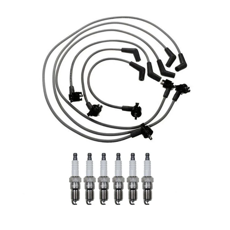 Ignition Wires & Spark Plug For Ford Mustang 3.8L V6 01/1999-2000