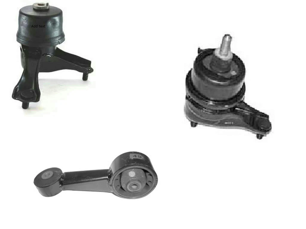Motor and Transmission Mount 3pc Kit for Toyota Highlander 3.5L 08-11