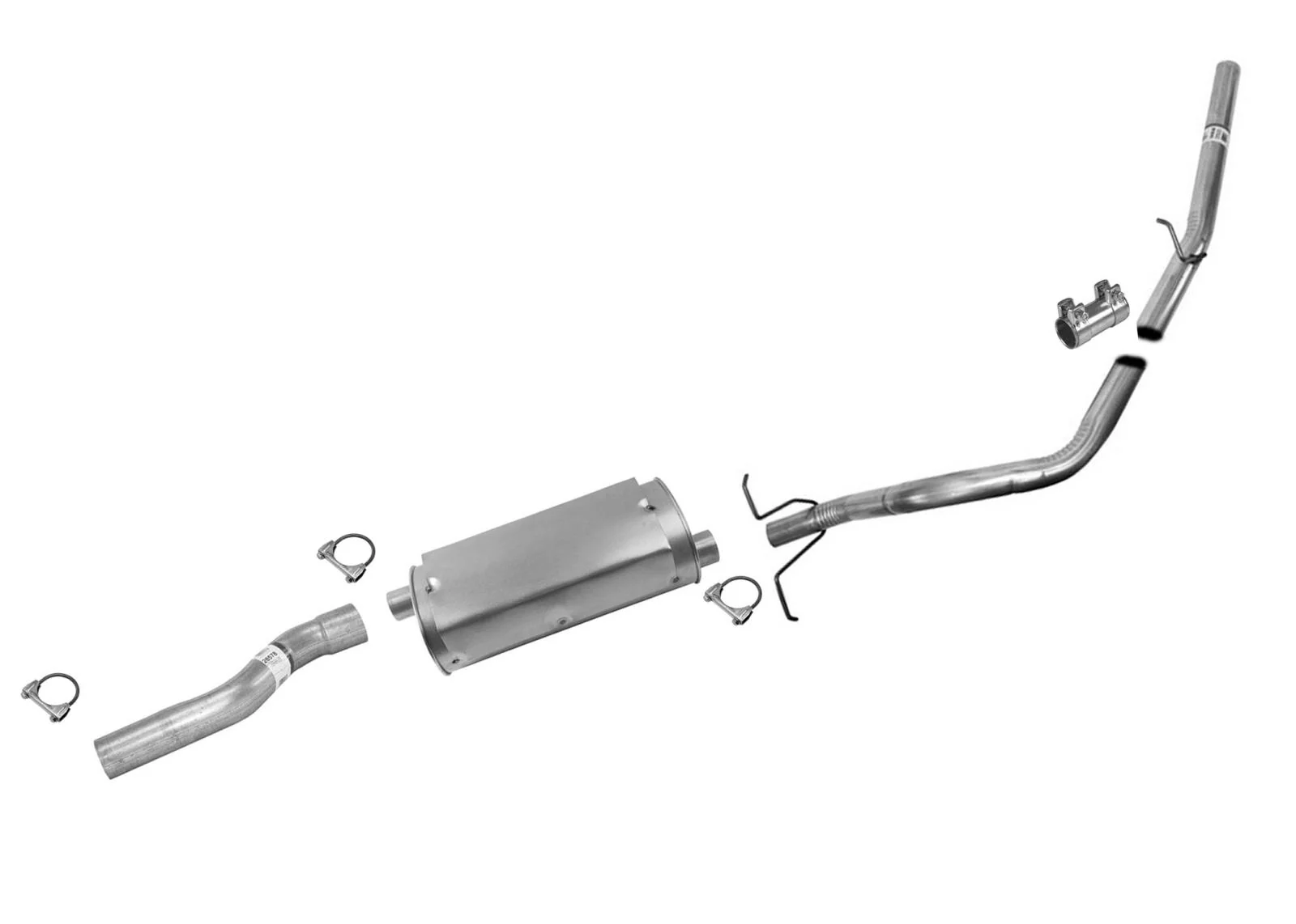 Rear Muffler Tail Pipe Exhaust System for Ford Expedition 4.6L 1997-1998