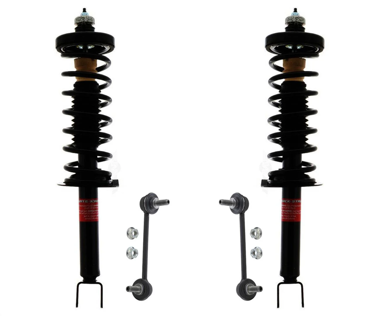REAR Complete Spring Struts Fits For 13-15 4 Door Honda Accord 4pc