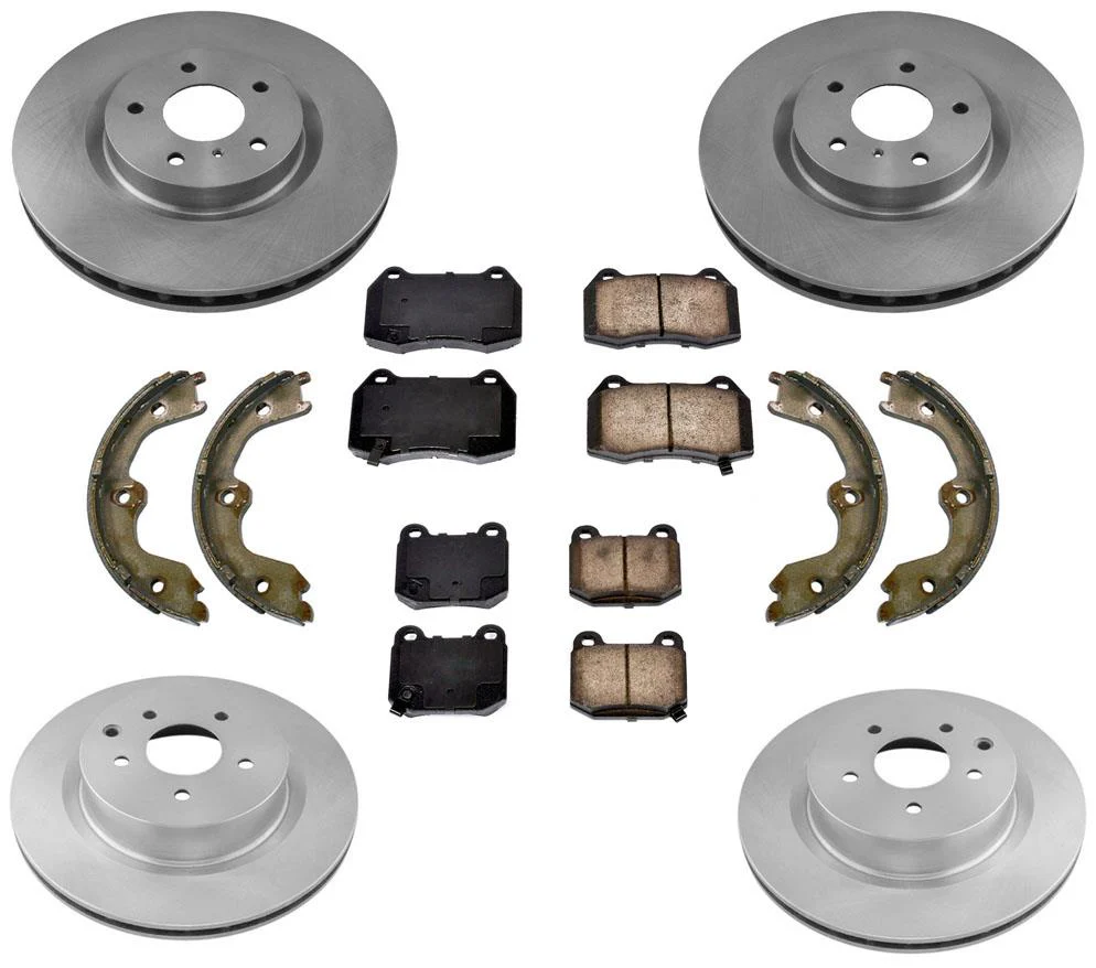 12 3/4 Inch Brembo Style Rotors Brake Pads for Nissan 350Z 2003 2005 2006 2009
