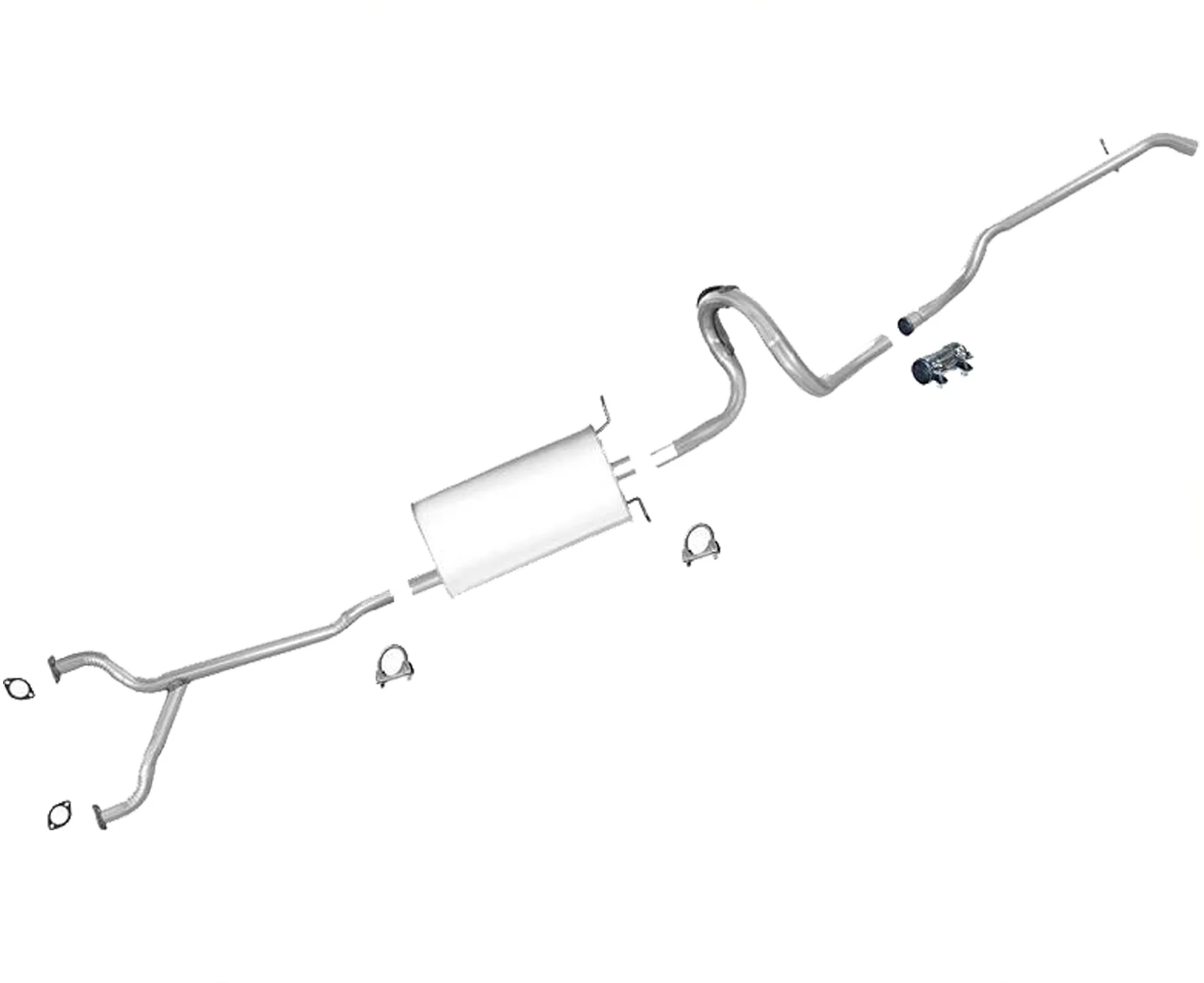 Fits for 1995-1997 Ford Crown Victoria 4.6 Front Pipe Muffler Tail Pipe Exhaust