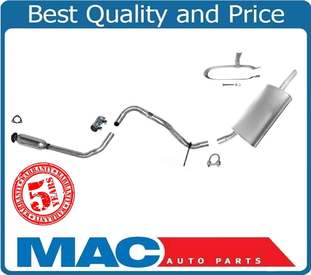 1995 Corsica Beretta Achieva 3.1L Single Outlet Muffler Exhaust Pipe System