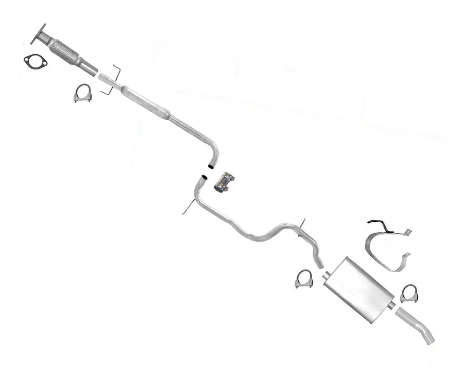 1995 For Ford Taurus For Mercury Sable 4Dr Sedan V6 3.0L  Exhaust Pipe System