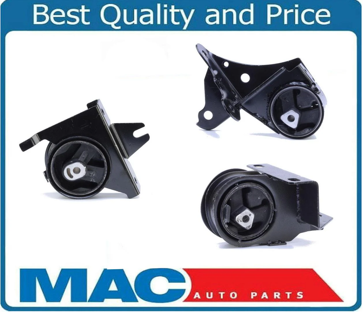 3pc Kit Engine & Transmission Mounts for Dodge Caravan & Voyager 2.4L 1996-1999
