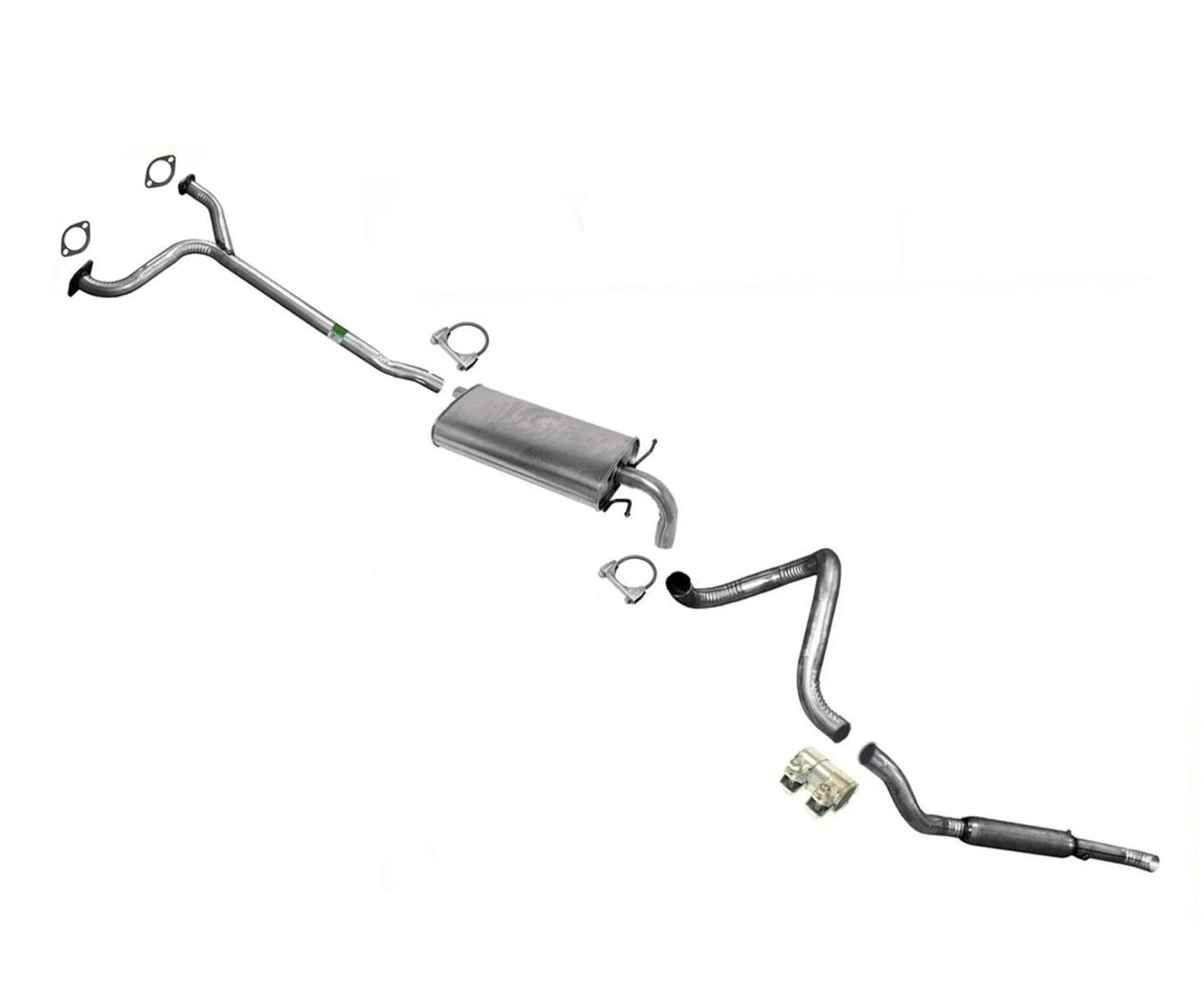 For 1998 1999 2000 2001 2002 Lincoln Town Car Muffler Exhaust System Y Pipe