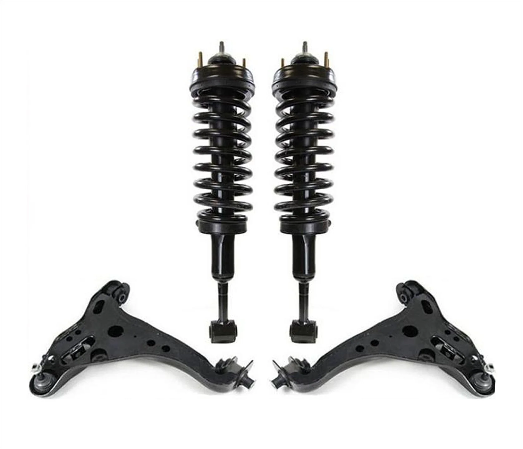 2/ For 4 Wheel Drive 07-10 Sport Trac Control Arms Complete Coil Struts