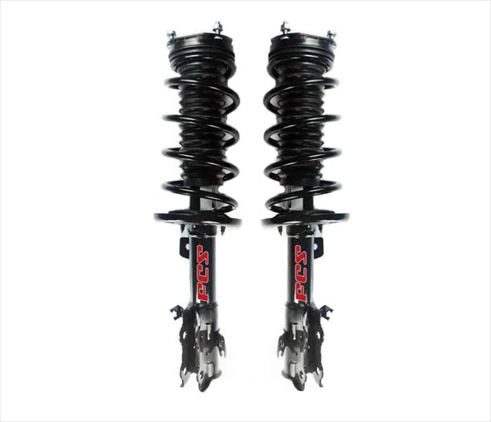 FRONT Left & RIght Complete Coil Spring Struts for 2011-2016 Ford Fiesta