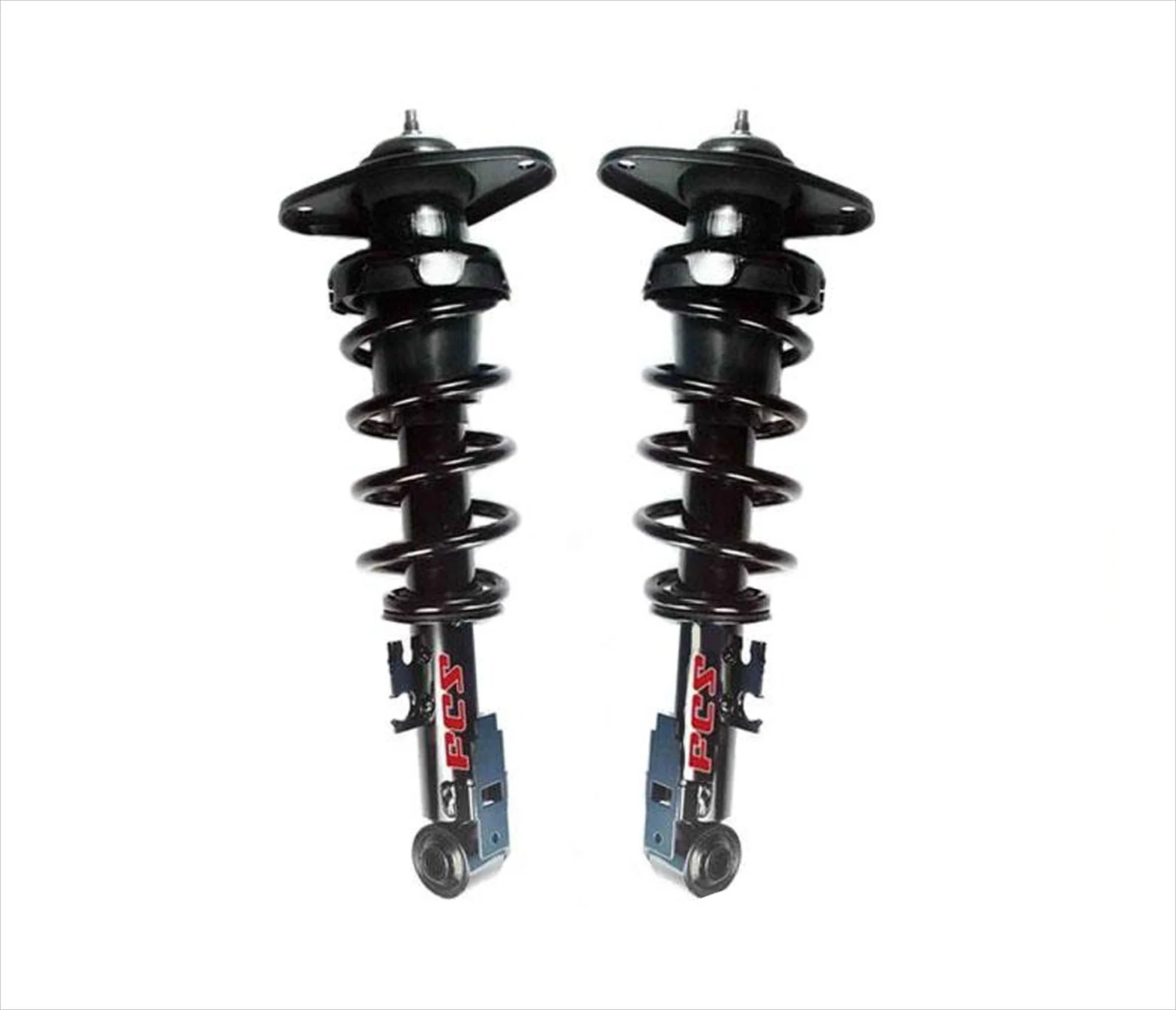 Rear Left & Right Complete Coil Spring Struts For Base 1.6L Mini Cooper 07-14