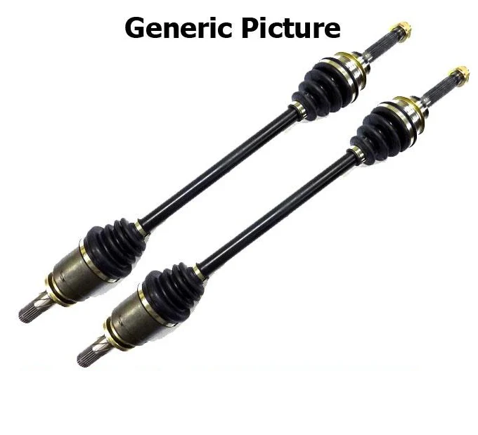 2 CV DRIVE AXLE SHAFT ASSEMBLY REAR LEFT RIGHT SIDE FOR 04-07 VW TOUAREG W/ LSD