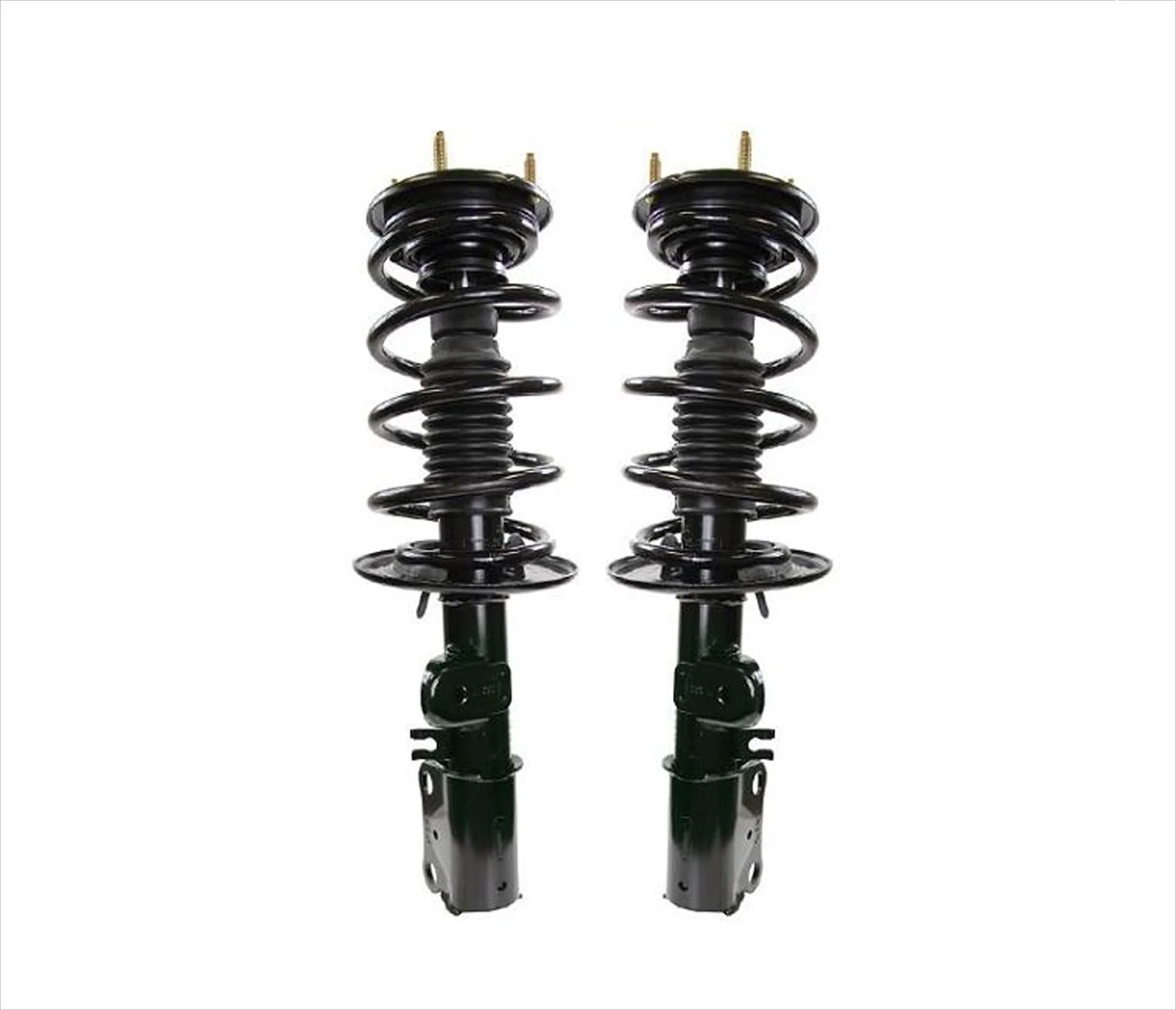 2 Front Coil Spring Struts For Front Wheel Drive 6 Speed Auto 2.0L Taurus 13-17