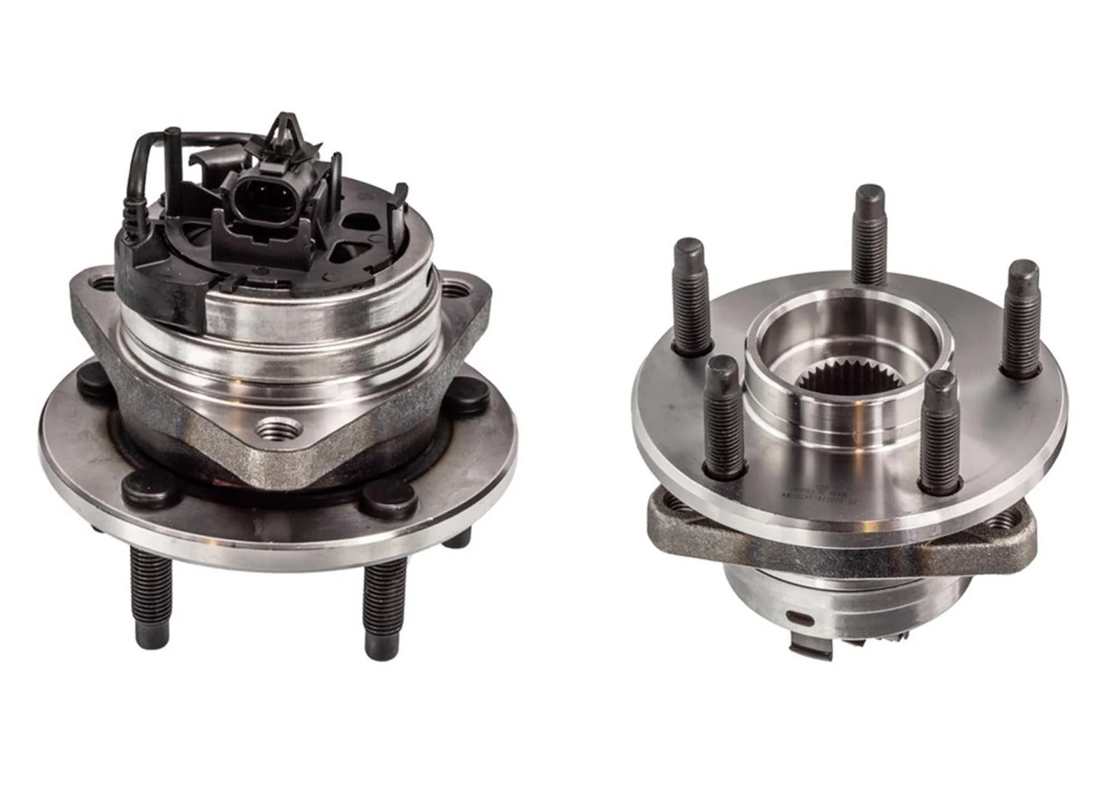 2 Ft Wheel Hub Bearings for Chevrolet Malibu 04-12 W/ 4 Wheel Anti-Lock Brakes