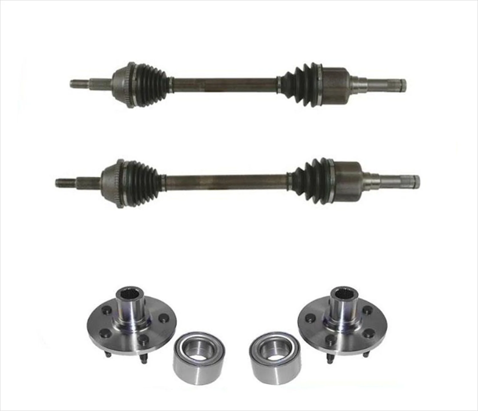 Rear CV Axle Shafts Wheel Hub Bearings for 06 2007 2008 2009 2010 Ford Explorer