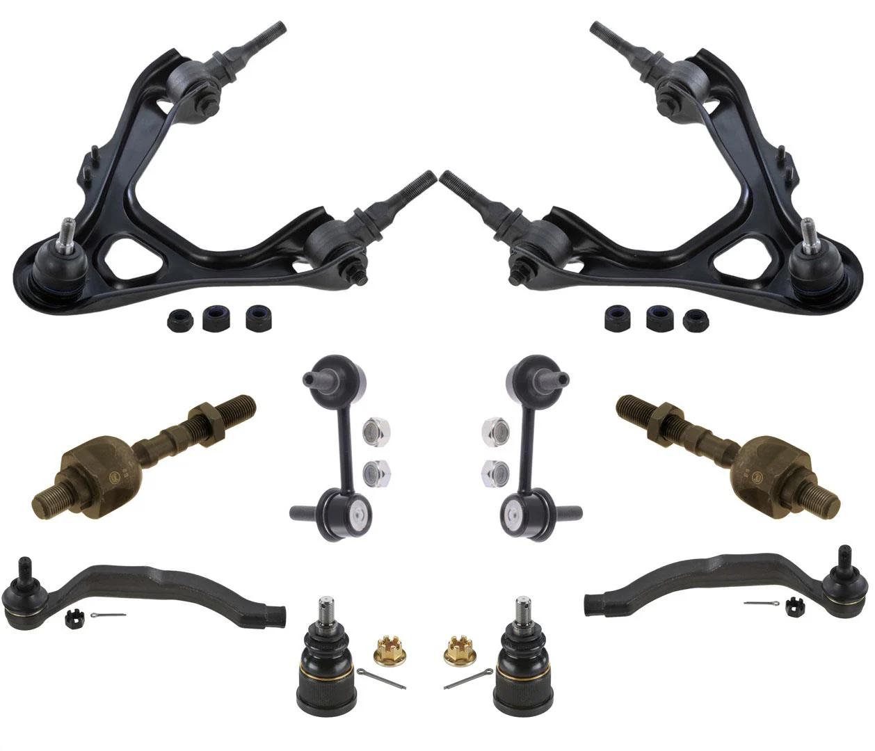 2 Upper Control Arms Bushings Ball Joints Fits For 96-01 Acura RL 3.5L 10pc