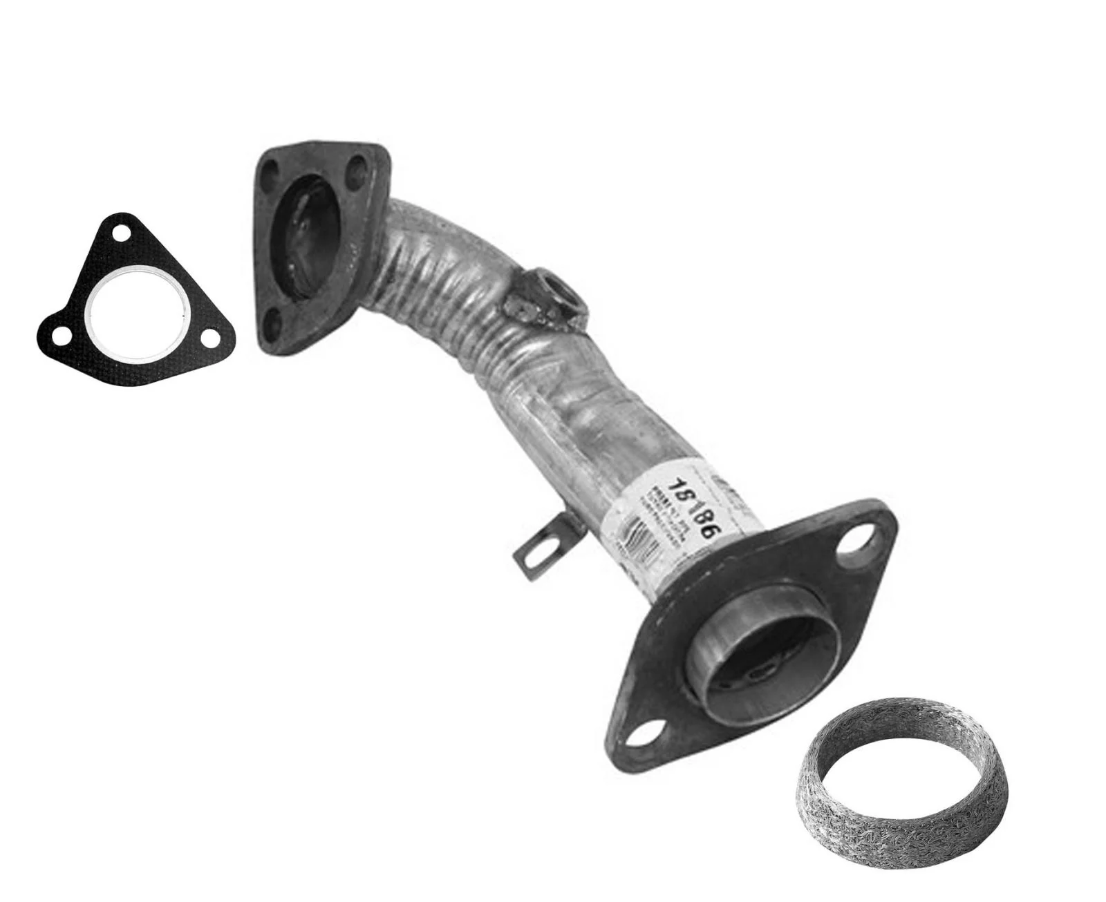For 2001-2003 Mazda Protege Front Engine Exhaust Flex Pipe With Gaskets