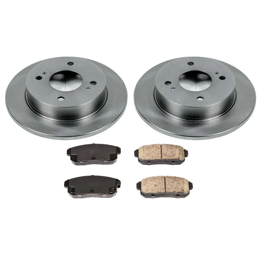 164MM Rear Rotors & Brake Pads For Nissan Sentra 2.5L 2002 2003 2004 2005 2006