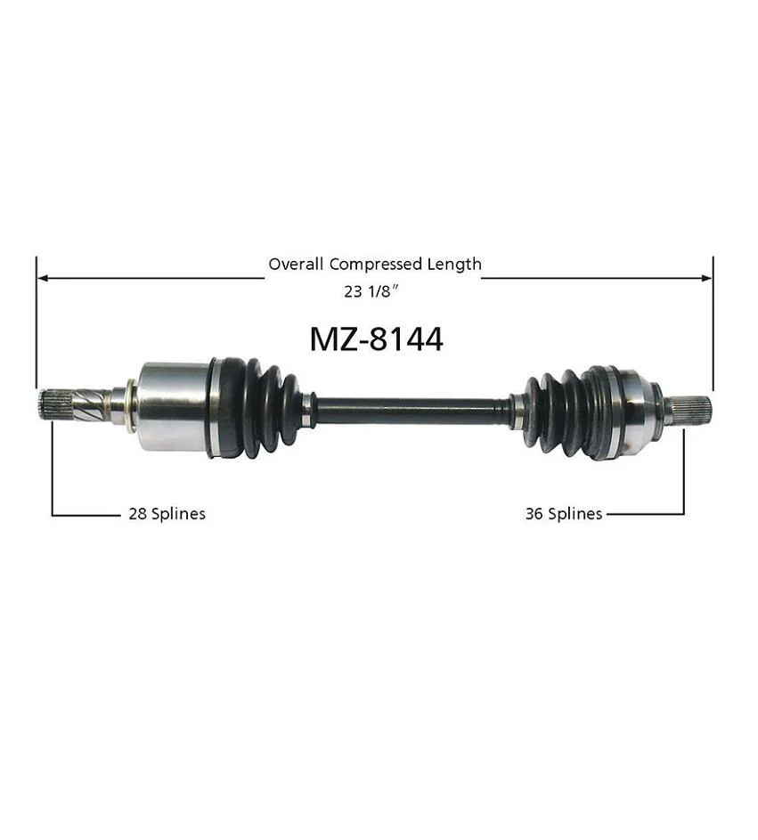 2004 to 01/06/2005 Mazda 3 2.0L & 2.3L M/T D/S CV Drive Axle Shaft MZ8144