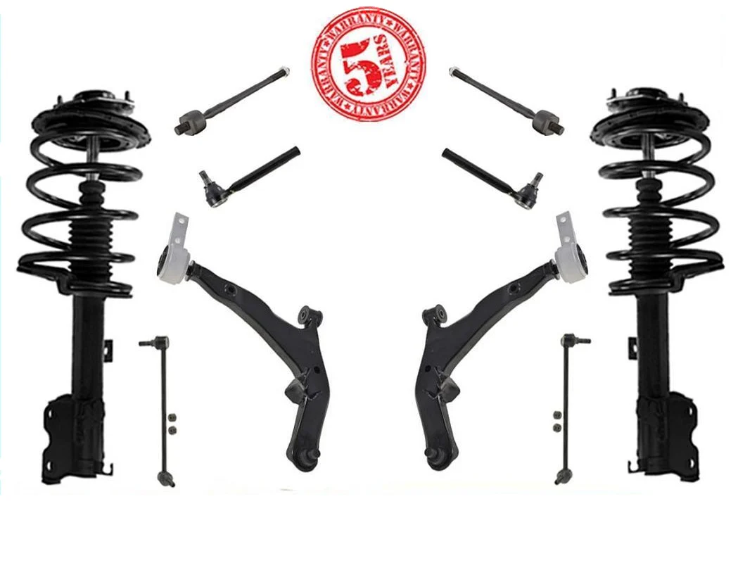 Front Struts Control Arms Tie Rods & Links For Nissan Murano 2005 2006 2007