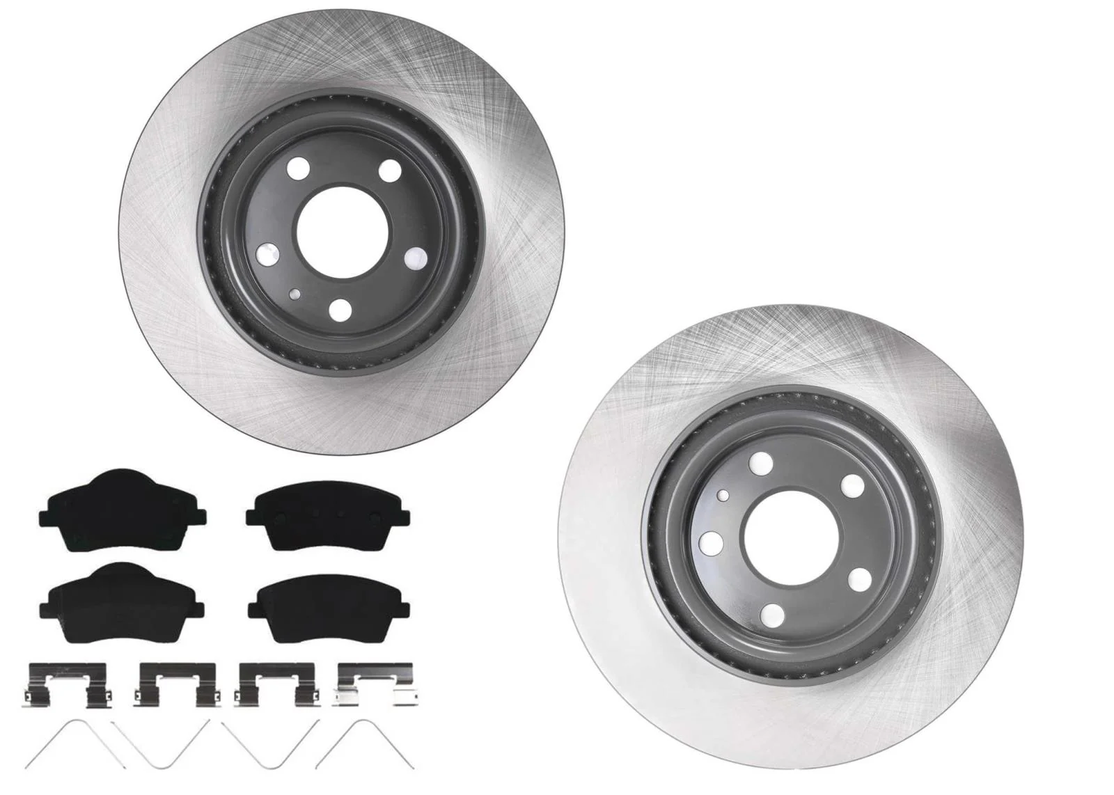 296MM Front GEO Coated Rotors & EPS Brake Pads For Volvo XC40 2019 2022 2024