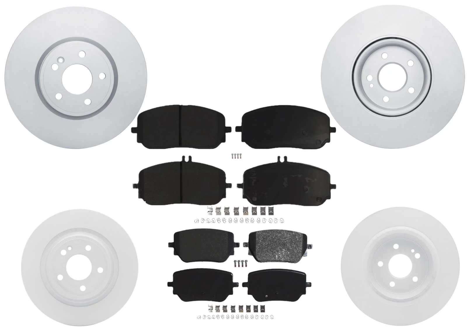 330MM Front & Rear Coated Brake Rotors & EPS Brake Pads For EQB 300 2022-2024