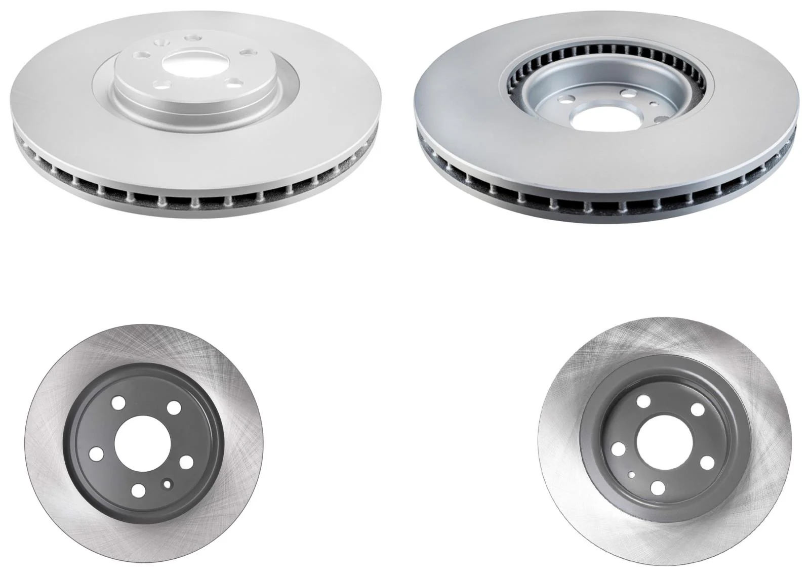 345MM Front & 280MM Rear Coated Rotors & EPS Brake Pads For XC40 2019 2023 2024 - Image 3