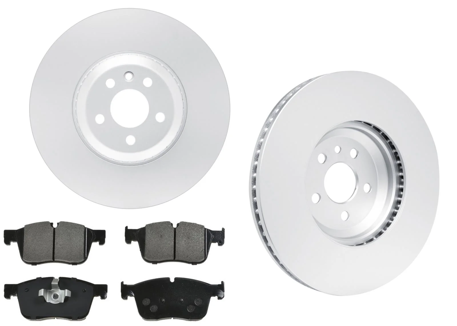 350MM Front Coated Brake Rotors & EPS Brake Pads For Jaguar I-Pace 2021-2024