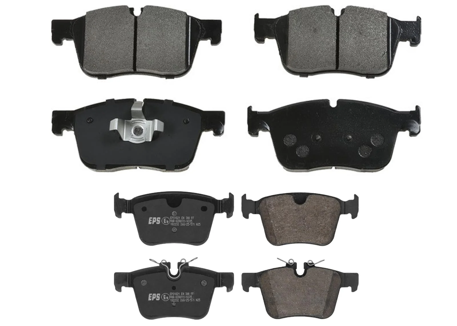 350MM Front & Rear Brake Rotors & EPS Brake Pads For Jaguar XF 3.0L 2016-2024 - Image 2