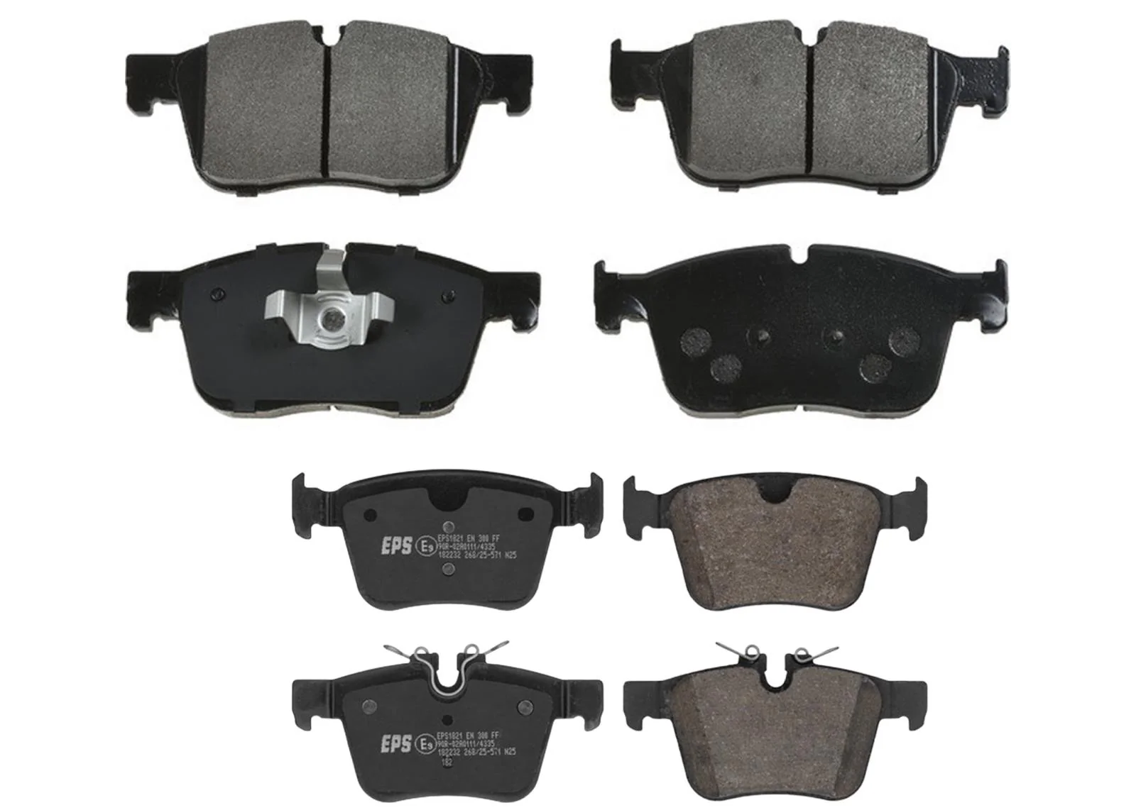 370MM Front & Rear Coated Brake Rotors & EPS Brake Pads For F-Pace 3.0L 21-24 - Image 3