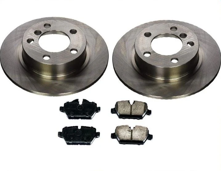 3pc REAR Rotors & Brake Pads for Mini Cooper Countryman 11-16 No John Cooper