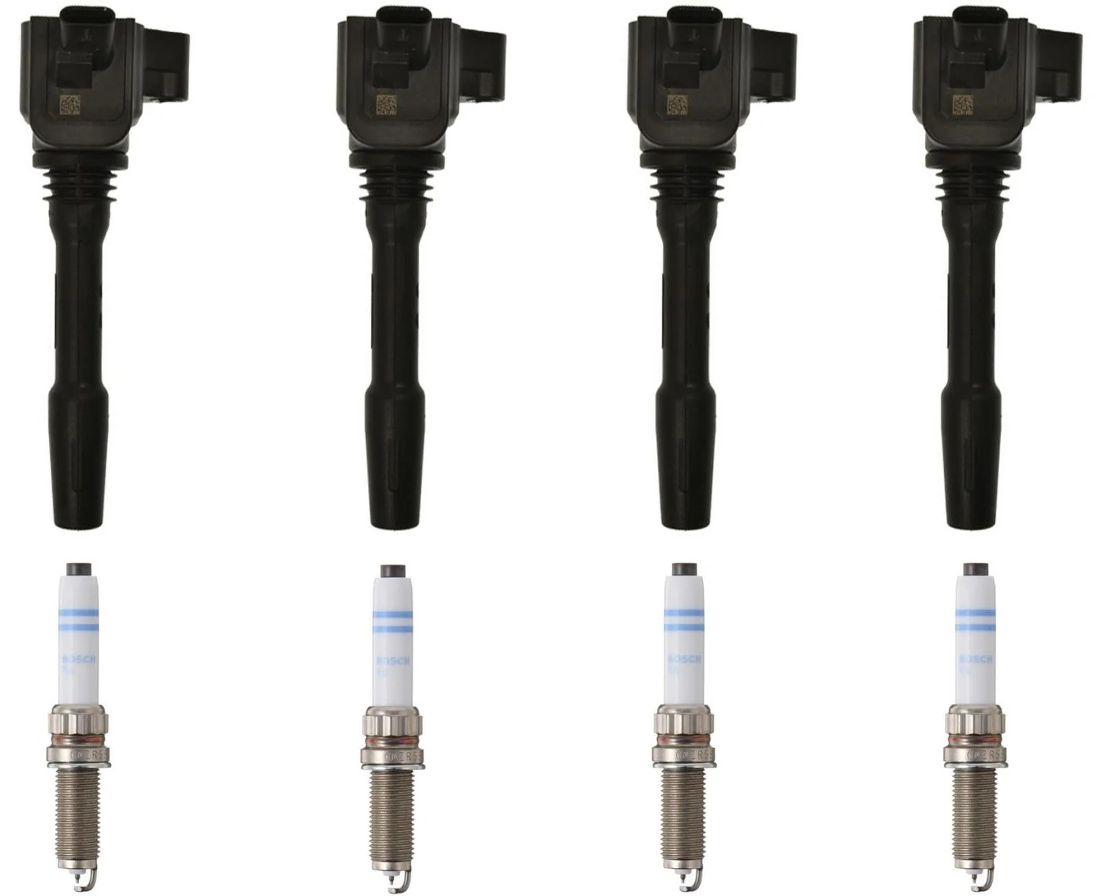 4 Direct Ignition Coil & Platinum Spark Plugs Kit For BMW 230I 2.0L 2017 20 2021