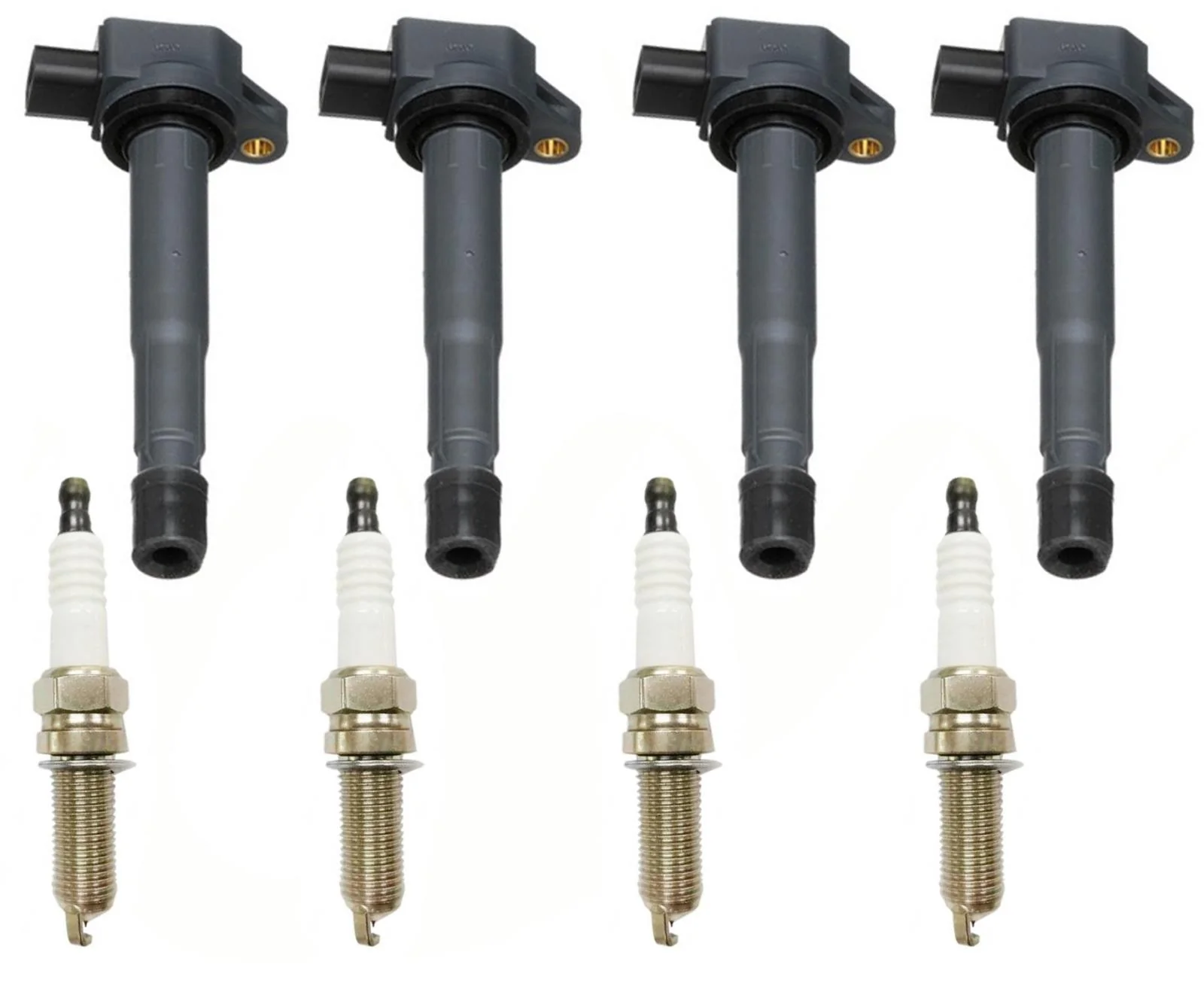 4 Direct Ignition Coils & Platinum Spark Plugs For 2004-2008 Acura TSX