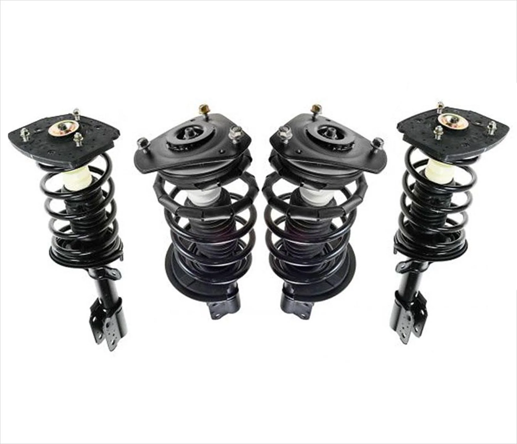 (4) Ft Rr Complete Coil Spring Struts for 16 Inch Rim Base 04-05 Impala