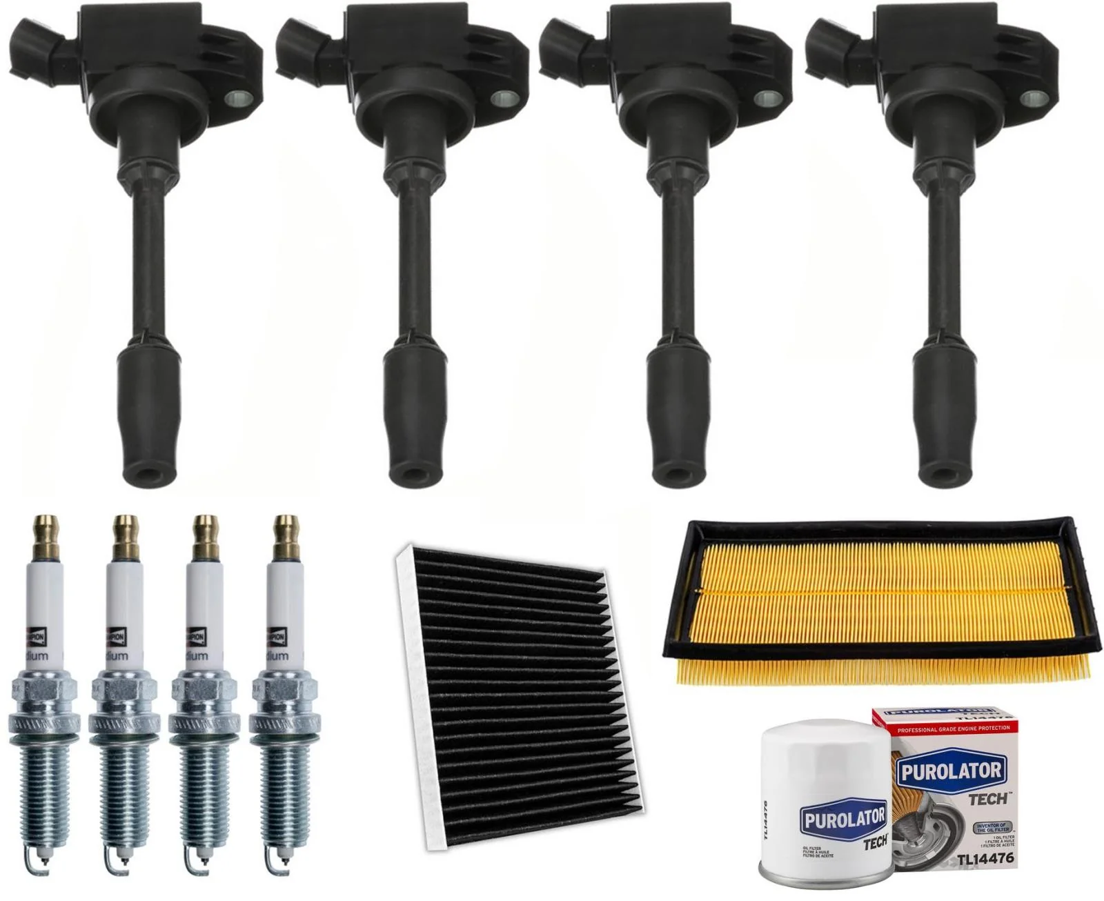 4 Ignition Coils Spark Plugs & Filters For 2018-2021 Toyota Camry 2.5L Gasoline